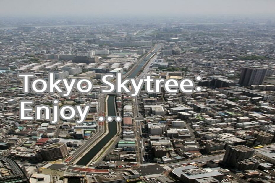 Tokyo Skytree: Enjoy panoramic views of Tokyo from the observation deck of this iconic tower, one of the tallest structures in the world.